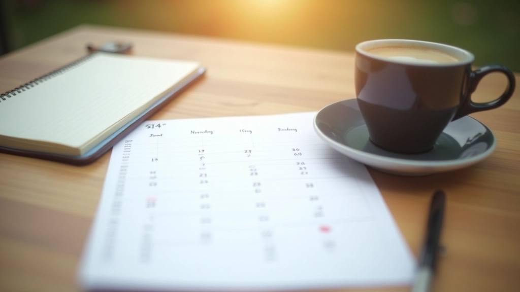 Kalendorius ir žymeklis su svarbiausiomis datomis, finansinis planavimas